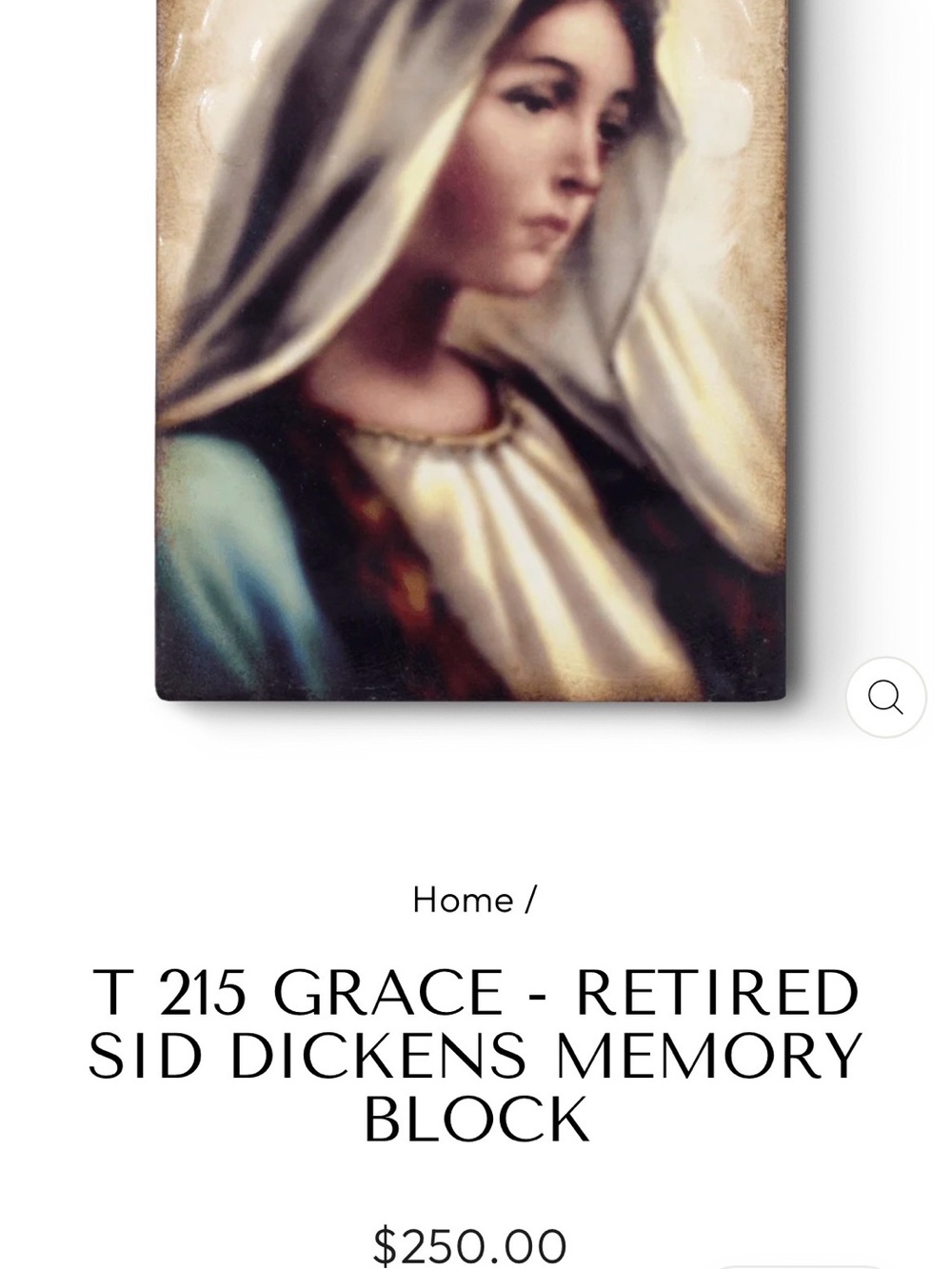 T 215 GRACE - RETIRED SID DICKENS MEMORY BLOCK - Picture 5 of 5